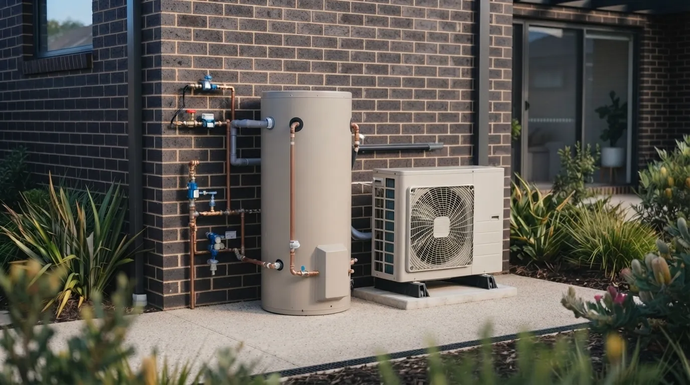 Heat pump hot water system installation in Melbourne