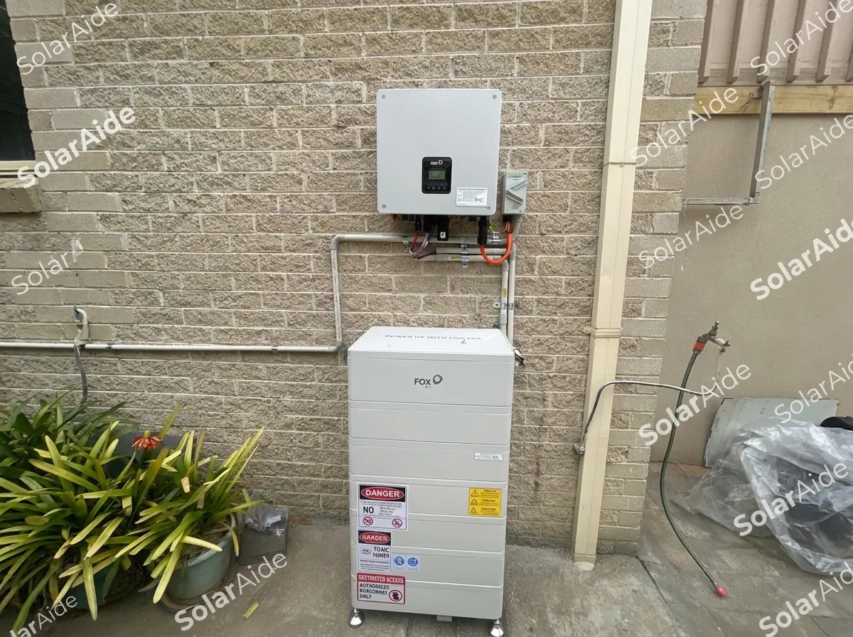 Battery Installation Narre Warren – 32.61kWh FOX ESS Battery System 1 Adding watermark to project image 202608290253 SolarAide