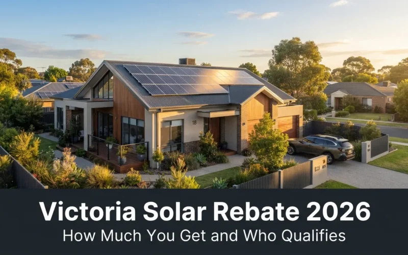 Victoria Solar Rebate 2026: How Much You Get and Who Qualifies