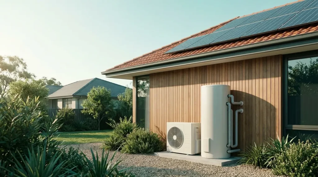 Hot Water & Heat Pumps 1 Heat pump hot water installation 202608290453 SolarAide