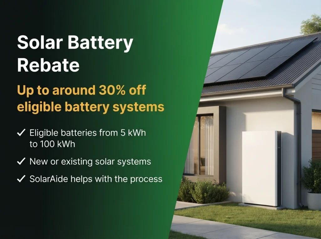 Solar Battery rebate 1 Solar Battery rebate