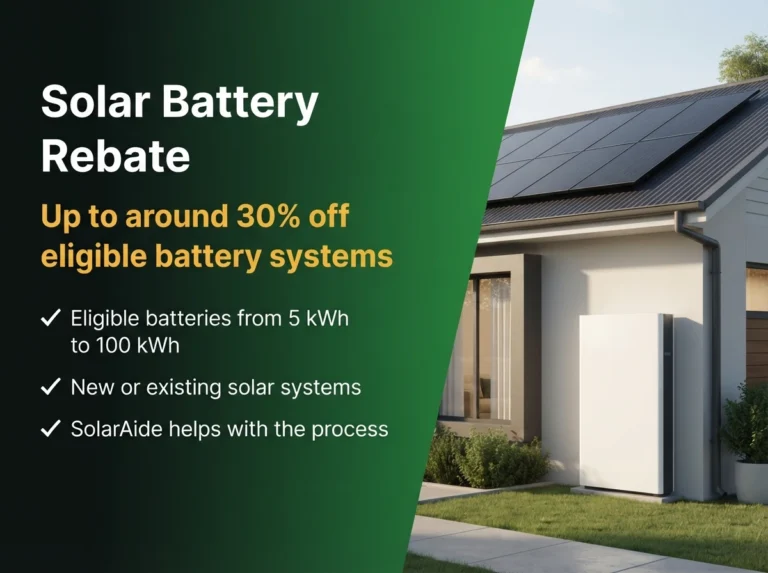 Solar Battery rebate