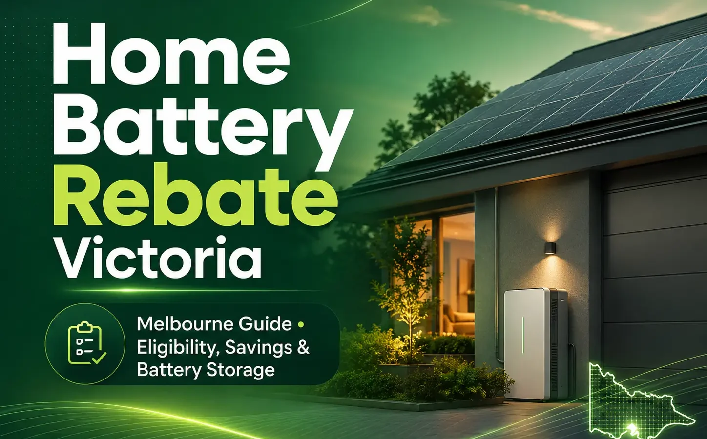 Home Battery Rebate Victoria: What Melbourne Homeowners Need to Know 1 home battery SolarAide