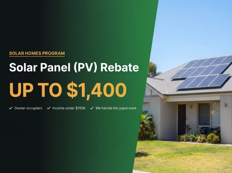 Solar panel (PV) rebate