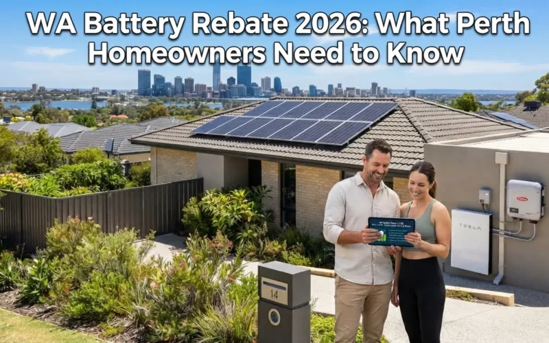 WA Battery Rebate 2026: What Perth Homeowners Need to Know
